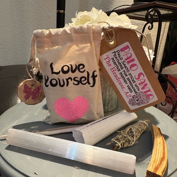 THE HEAD CASE A7 Love yourself spiritual healing smudge kit w selenite wand - Picture 6 of 6
